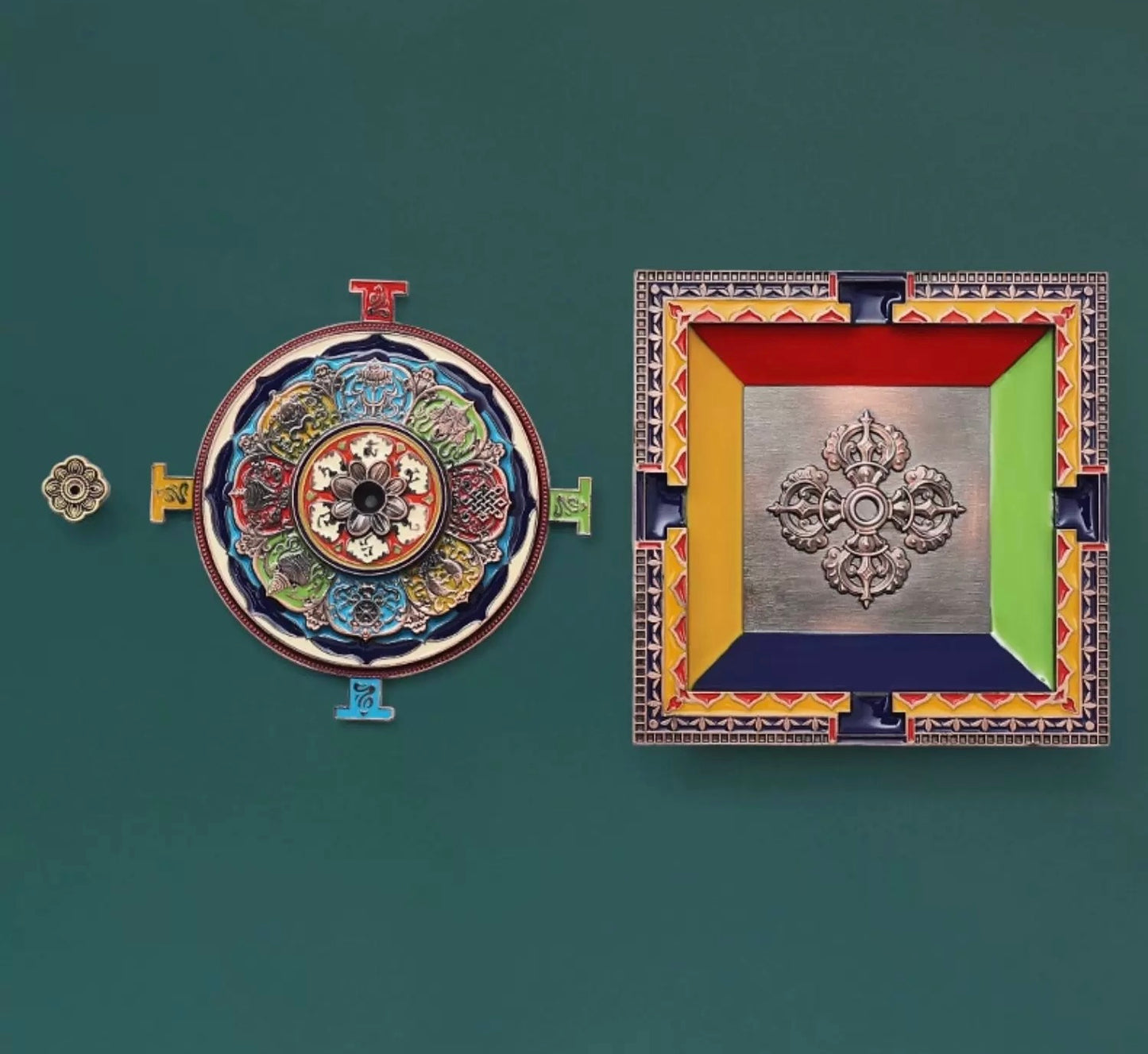 Tibetan Mandala Incense Holder):