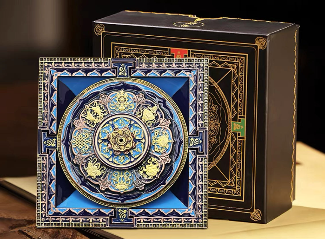 Tibetan Mandala Incense Holder):
