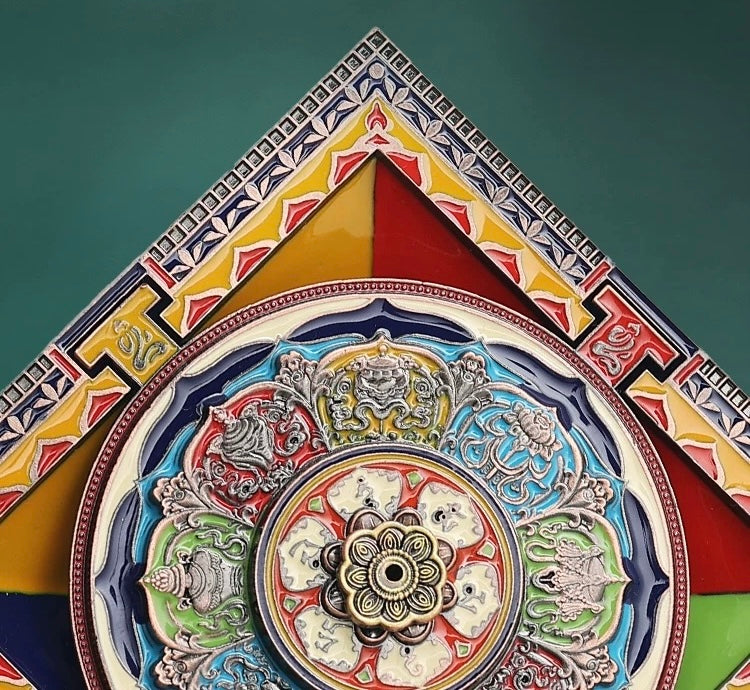 Tibetan Mandala Incense Holder):