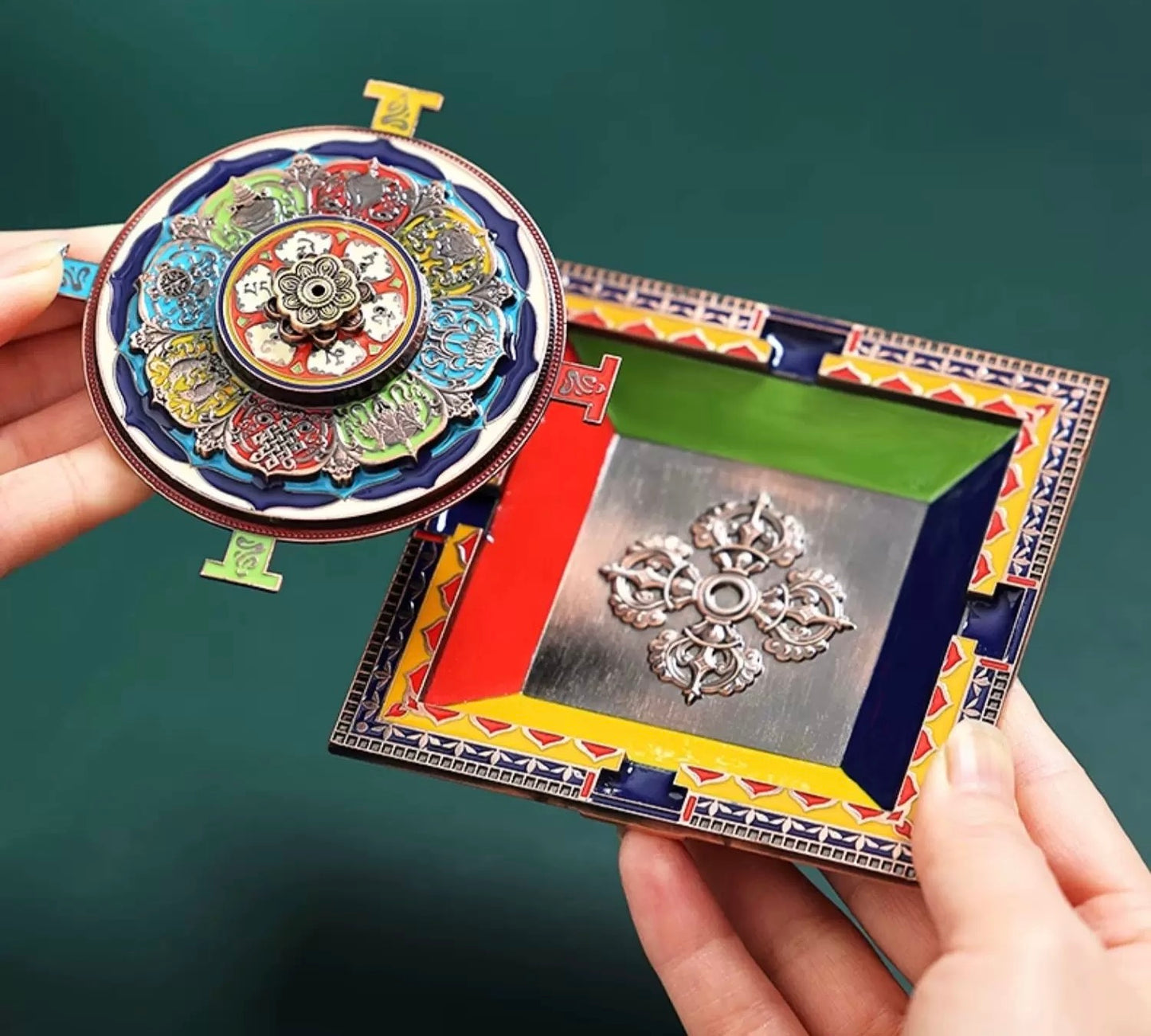 Tibetan Mandala Incense Holder):