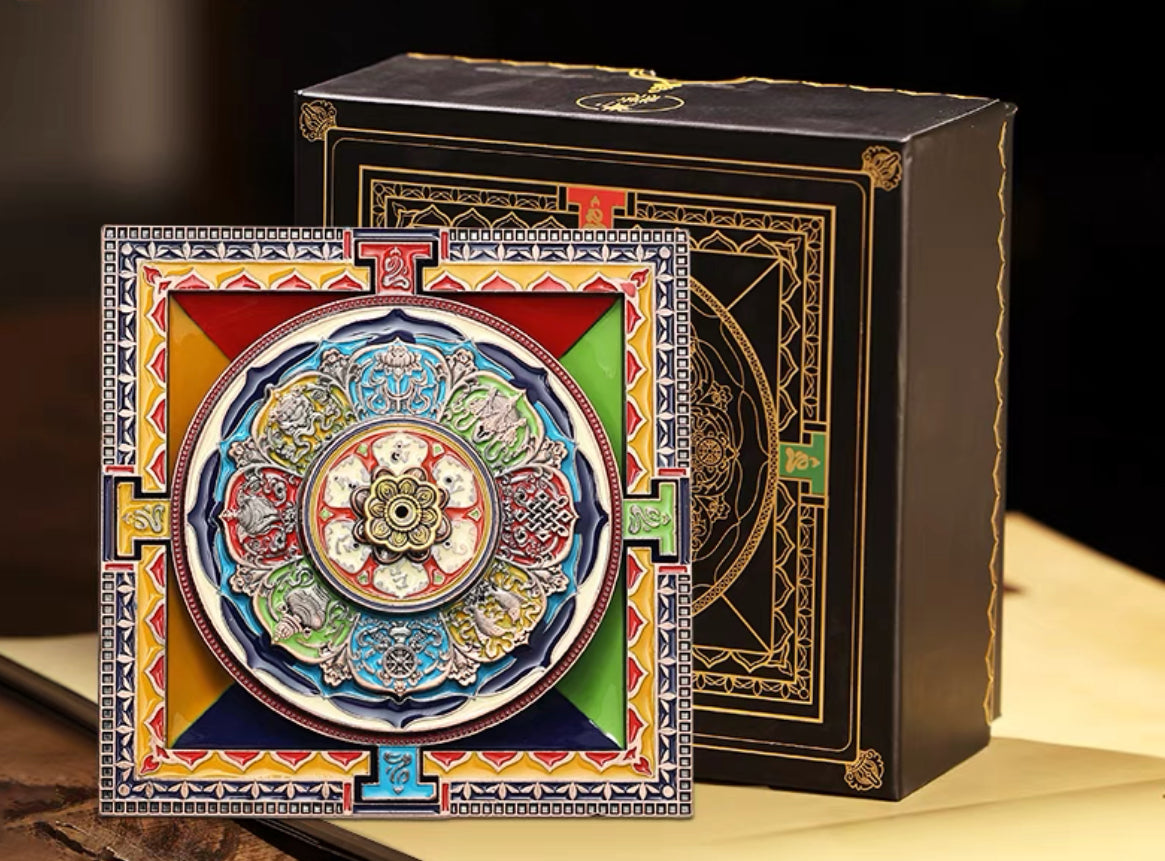 Tibetan Mandala Incense Holder):
