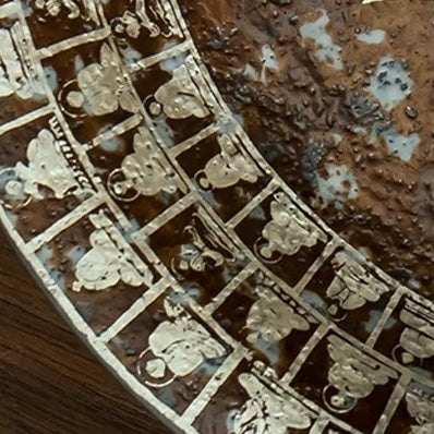 Dunhuang Thousand Buddha Silver-Plated Lotus Incense Burner