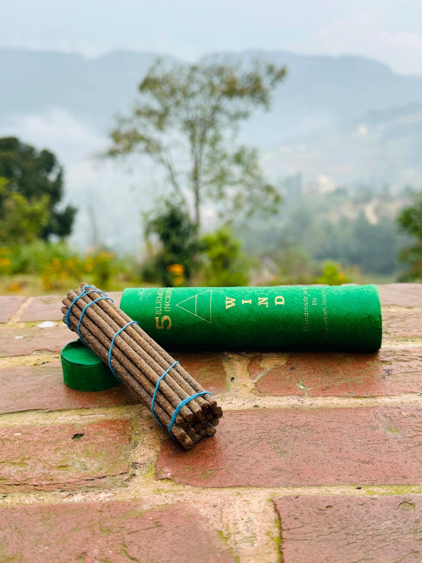 Handcrafted Tibetan Five Element Incense Set, Earth, Water, Fire, Wind, Space Traditional Himalayan Healing Aromatherapy