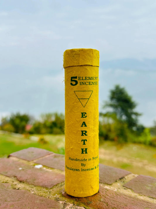 Handcrafted Tibetan Five Element Incense Set, Earth, Water, Fire, Wind, Space Traditional Himalayan Healing Aromatherapy