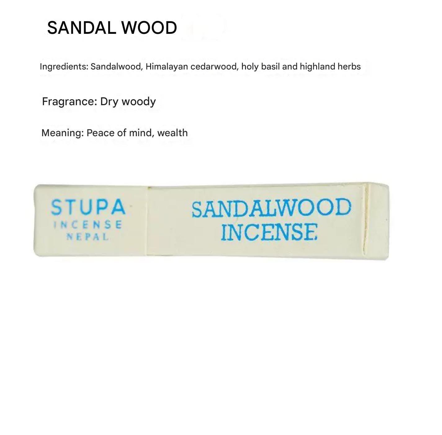 Stupa Tibetan Incense Sticks, Handmade Herbal Rope Incense from Nepal, Meditation, Purification, Spiritual Rituals 100% Natural