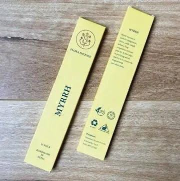 Myrrh Himalayan Incense Handcrafted Bhutanese Meditation yoga Tibetan Buddhist Natural Herbal Incense Sticks Stress Relief spiritual