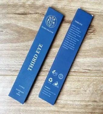 Third Eye Incense Sticks – Handmade in Nepal – 32 Himalayan Herbs – Intuition, Meditation, Focus, Chakra Healing, Natural Tibetan Incense