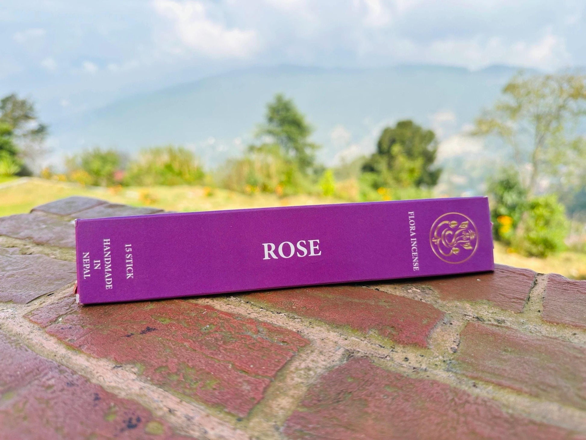 Rose Himalayan Incense Handcrafted Bhutanese Meditation yoga Tibetan Buddhist Natural Herbal Incense Sticks Stress Relief spiritual
