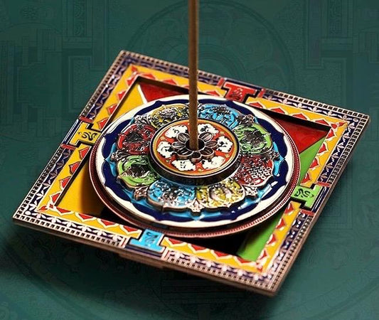 Tibetan Mandala Incense Holder