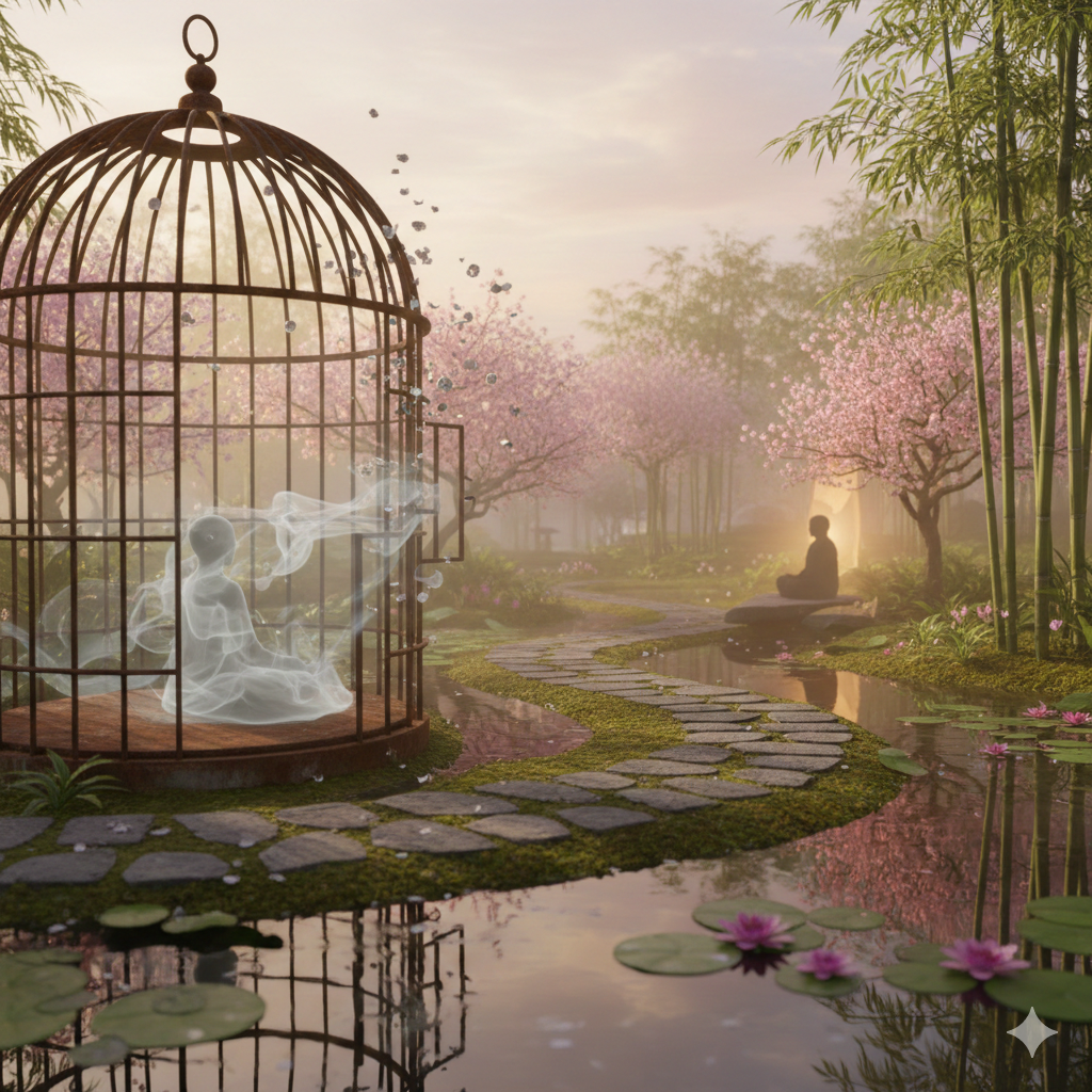 From the Cage of the Ordinary to the Garden of the Buddha