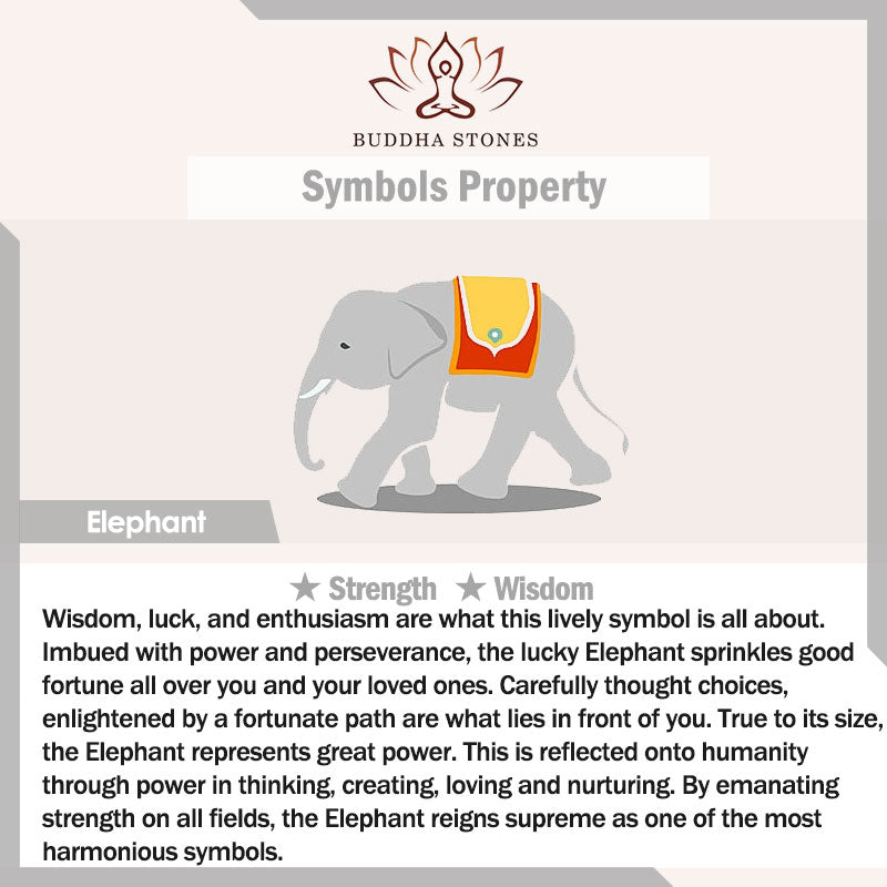 Buddha Stones Sandalwood Jade Elephant Protection Bracelet