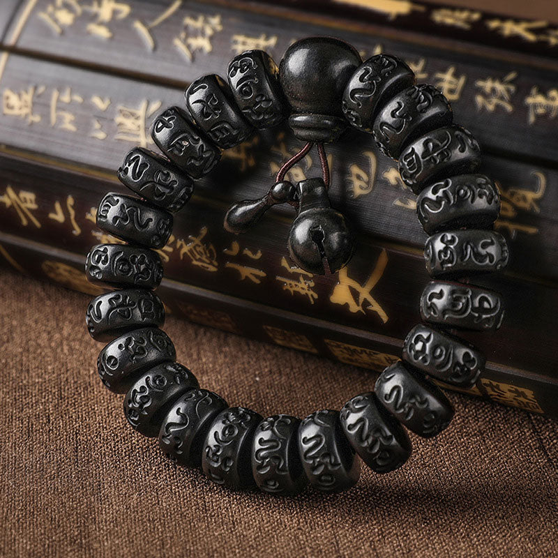 EverestArtStudios Tibetan Lightning Strike Wood Protection Bracelet