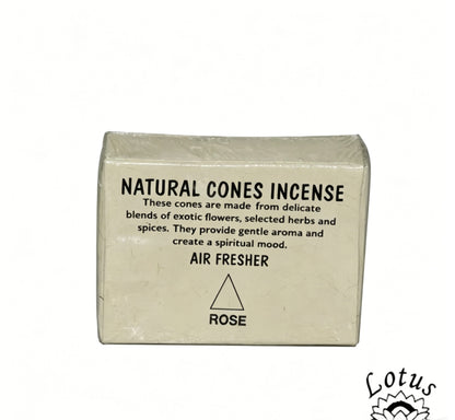 EverestArtStudios Natural Handmade Nepalese Cone Incense – Lotus Himalayan Incense Cones with Ceramic Holder, Meditation & Yoga Aromatherapy, Sandalwood, Night Queen & Floral Scents