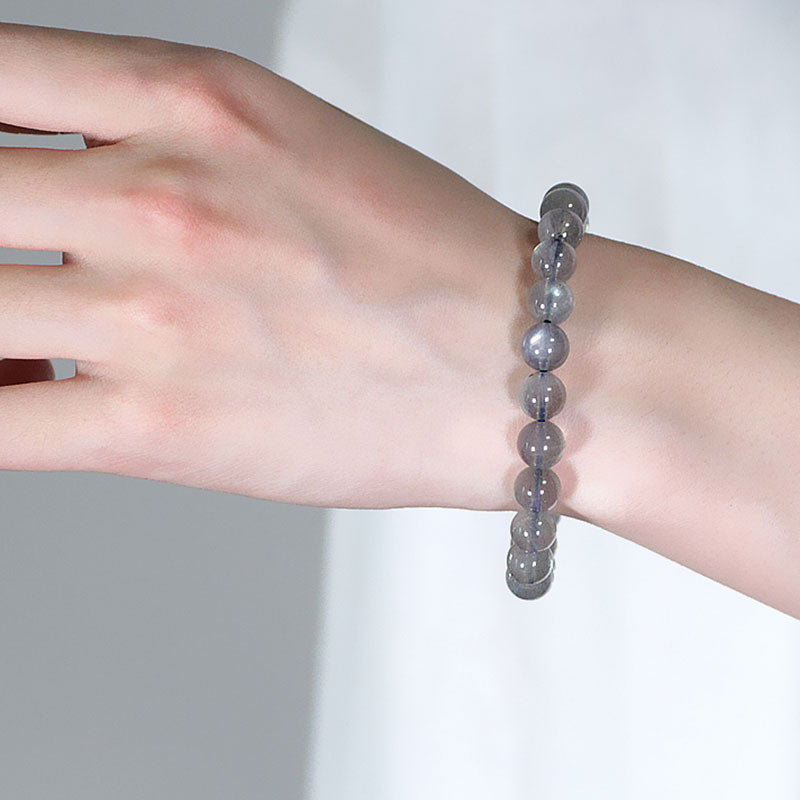 Buddha Stones Natural Moonstone Calm Positive Bracelet