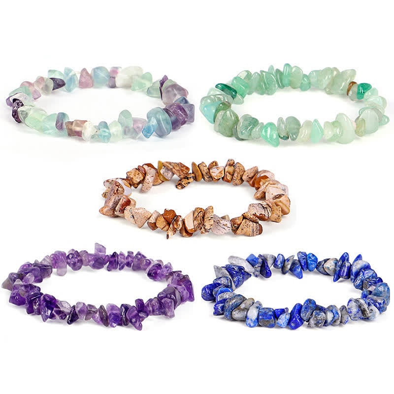 Buddha Stones Amethyst Lazurite Lapis Lazuli Various Crystal Stone Healing Positive Bracelet