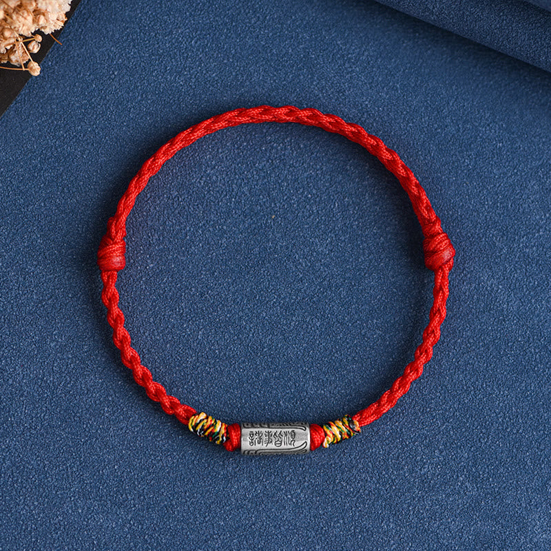 EverestArtstudios Handcrafted 925 Sterling Silver Everything Goes Well Design Protection Strength Bracelet Anklet