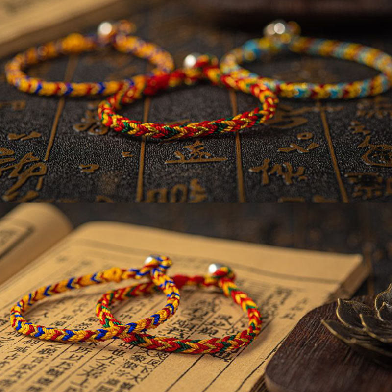 EverestArtstudios "May you be good fortune and success" Lucky Multicolored Bracelet
