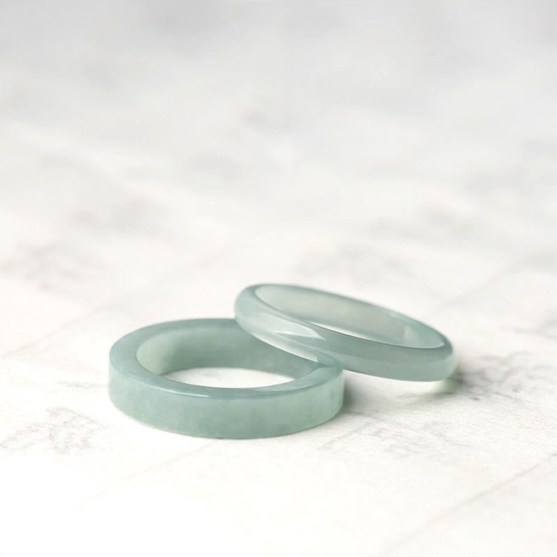 EverestArtstudios Natural Jade Prosperity Luck Ring