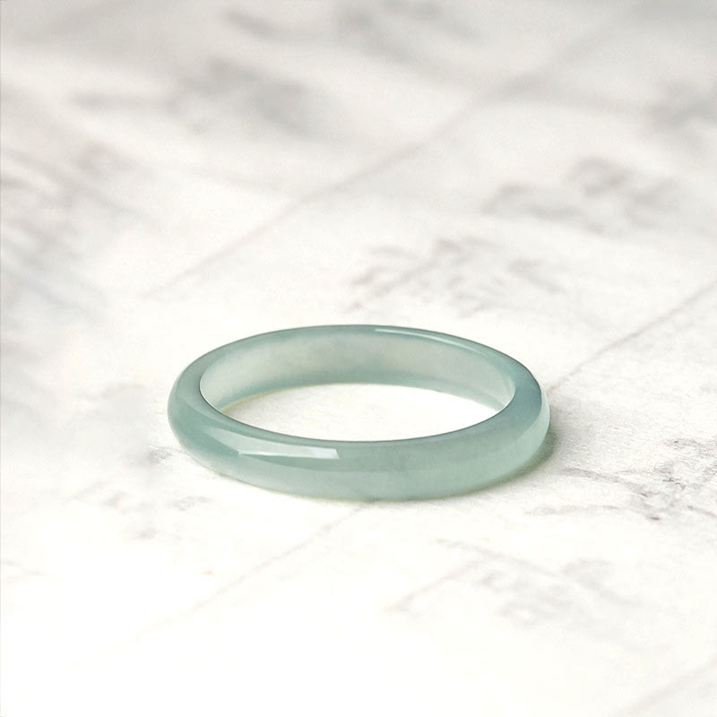 EverestArtstudios Natural Jade Prosperity Luck Ring