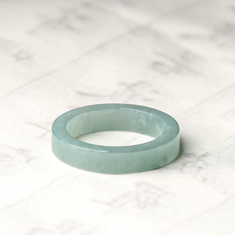 EverestArtstudios Natural Jade Prosperity Luck Ring