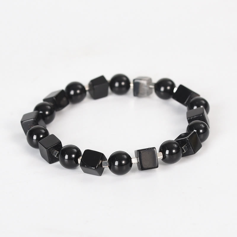 EverestArtStudios Various Crystals Black Obsidian Purification Bracelet