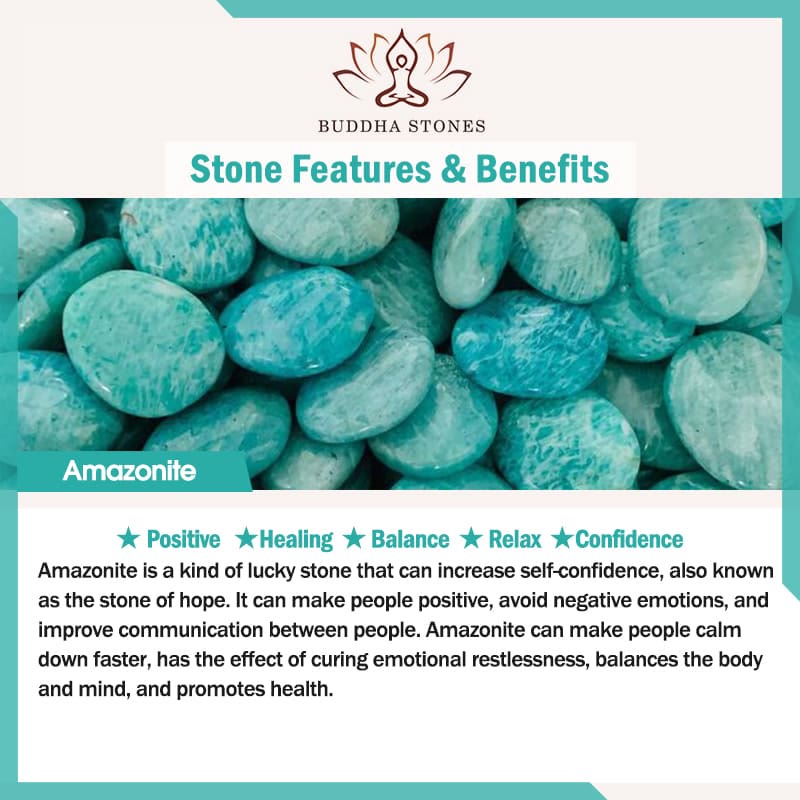 Buddha Stones Amazonite Positive Balance Bracelet