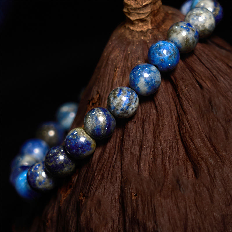 Buddha Stones Lazurite Lapis Lazuli Positive Balance Bracelet