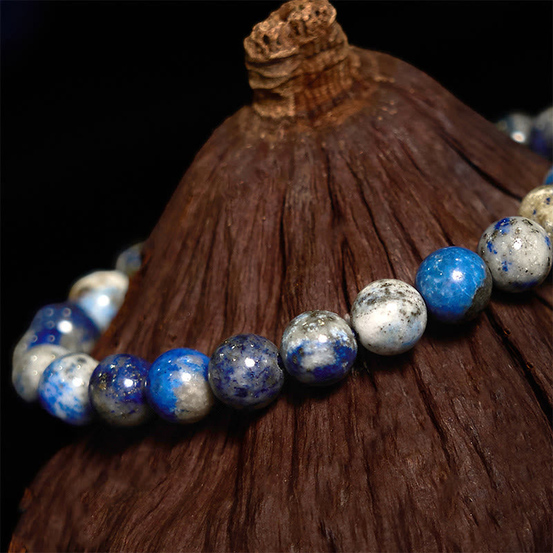 Buddha Stone Lazurite Lapis Lazuli Self Care Positive Bracelet