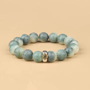 Buddha Stones Chinese Zodiac Bodhi Seed Om Mani Padme Hum Engraved Wisdom Bracelet
