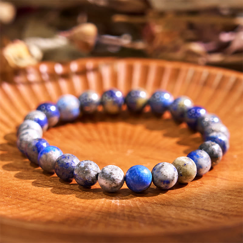 Buddha Stone Lazurite Lapis Lazuli Self Care Positive Bracelet