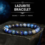 Buddha Stones Lazurite Lapis Lazuli Positive Balance Bracelet