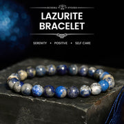 Buddha Stone Lazurite Lapis Lazuli Self Care Positive Bracelet