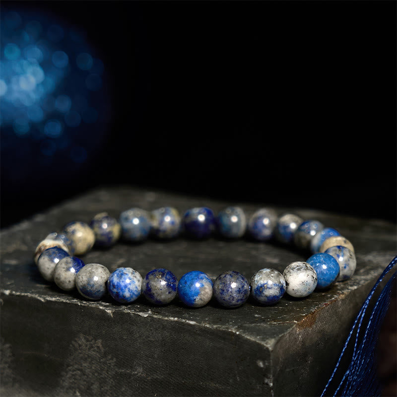 Buddha Stone Lazurite Lapis Lazuli Self Care Positive Bracelet
