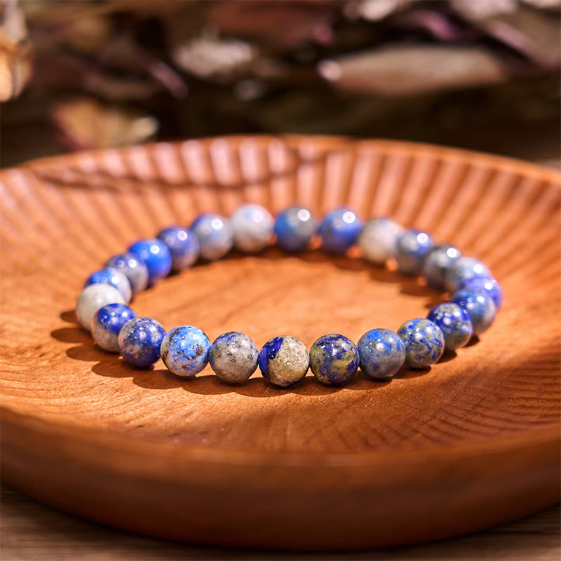 Buddha Stone Lazurite Lapis Lazuli Self Care Positive Bracelet