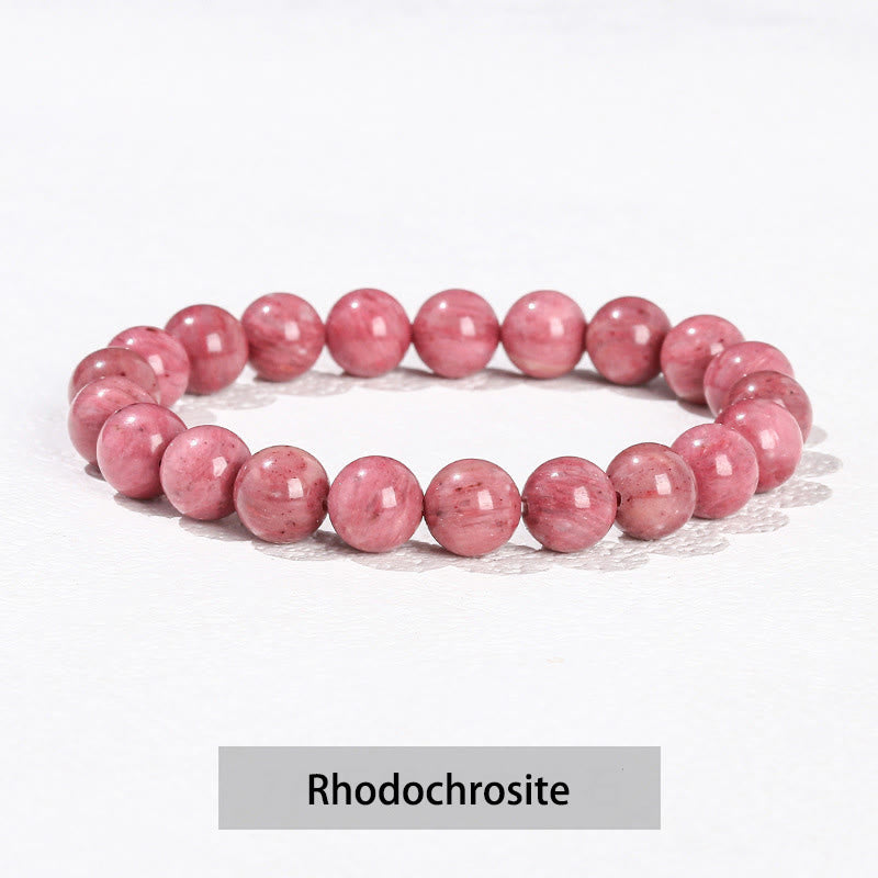 EverestArtstudios Various Crystal Stone Amethyst Green Aventurine Rose Quartz Healing Bracelet
