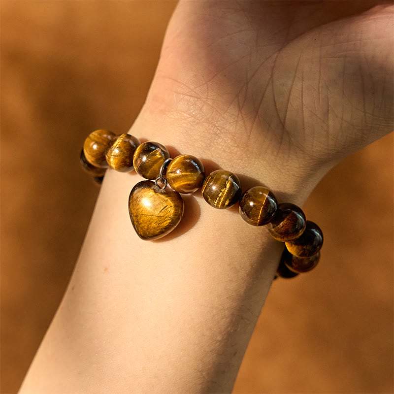 EverestArtstudios Various Crystal Green Aventurine Love Heart Balance Bracelet