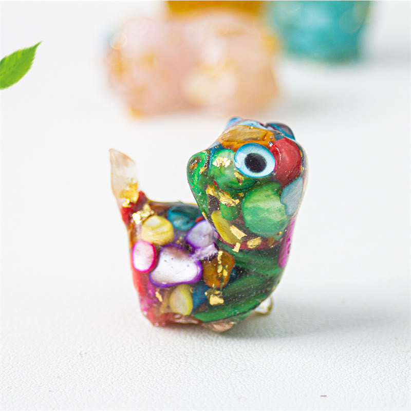 Buddha Stones Natural Crystal Turquoise Aquamarine Amethyst Cat Protection Decoration