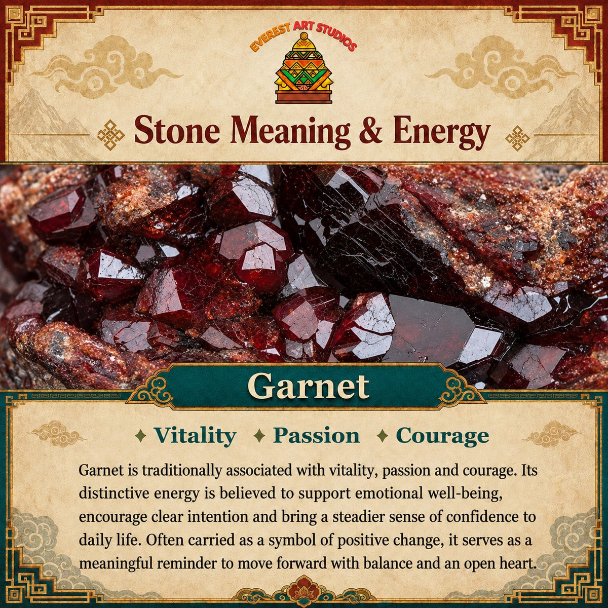 Everest Art Studios — garnet