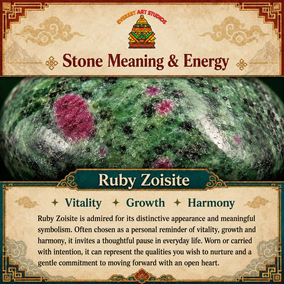 Everest Art Studios — ruby zoisite meaning and symbolism