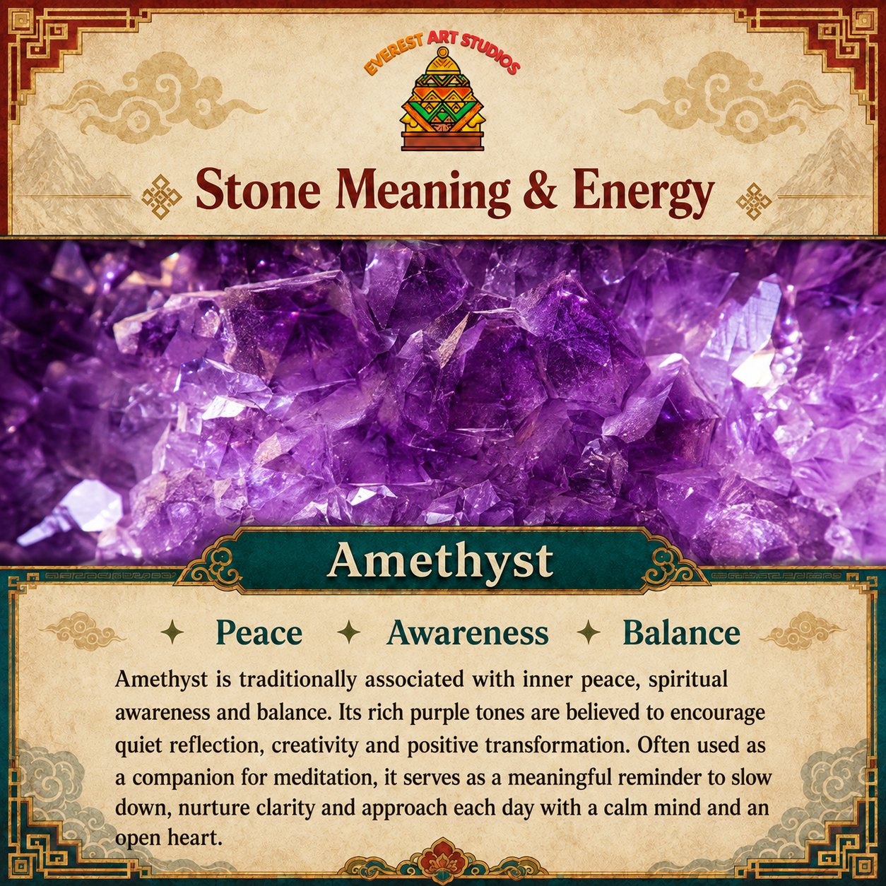 Everest Art Studios — amethyst meaning and symbolism