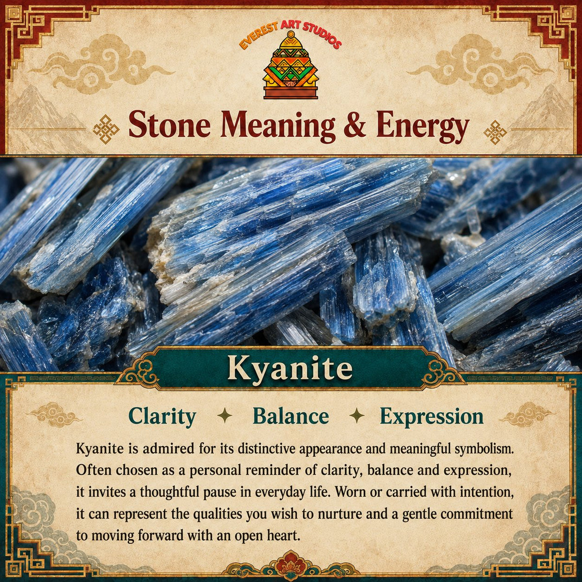 Everest Art Studios — kyanite meaning and symbolism