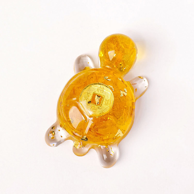 EverestArtStudios Small Various Crystal Green Aventurine Amethyst Turtle Copper Coins Luck Home Decoration
