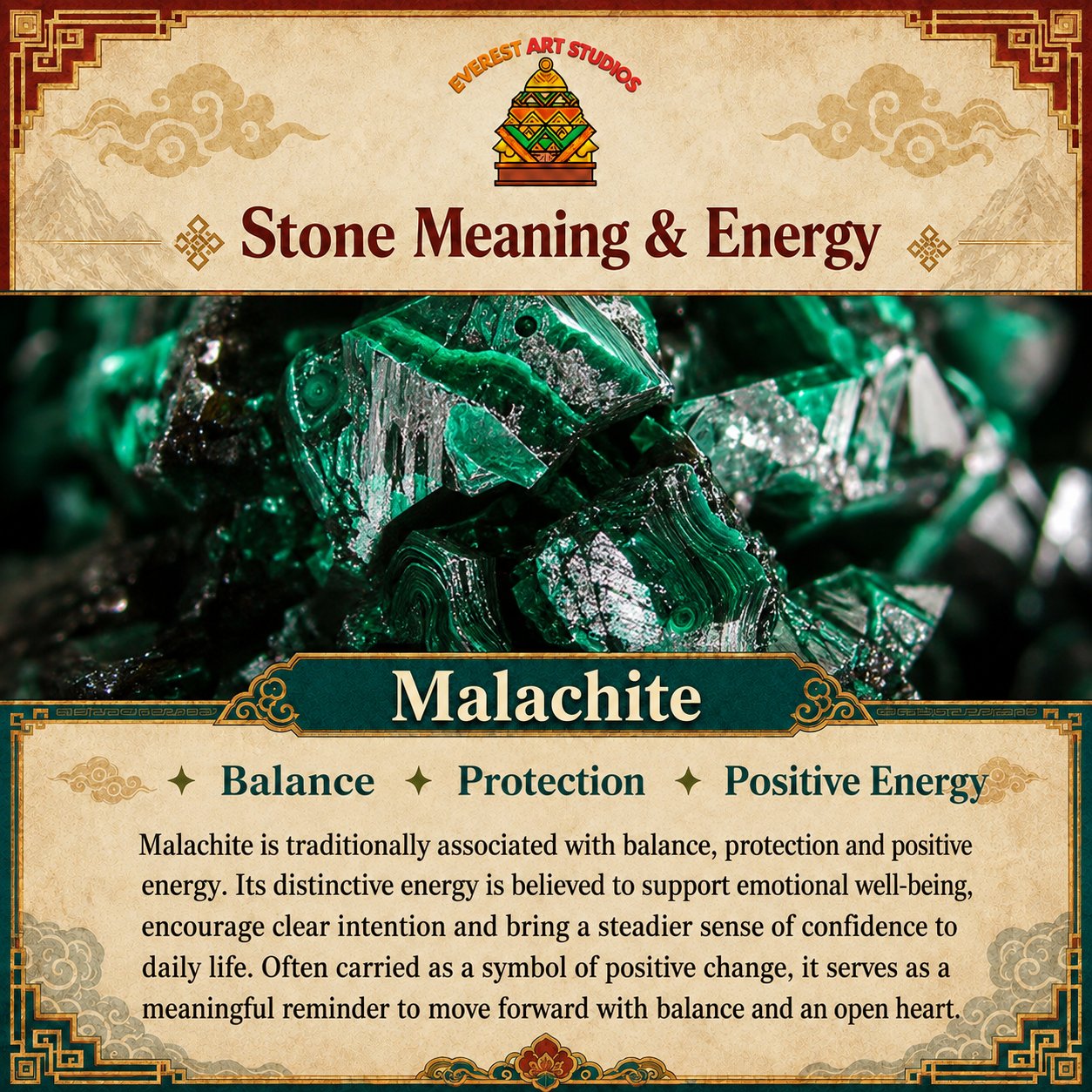 Everest Art Studios — malachite