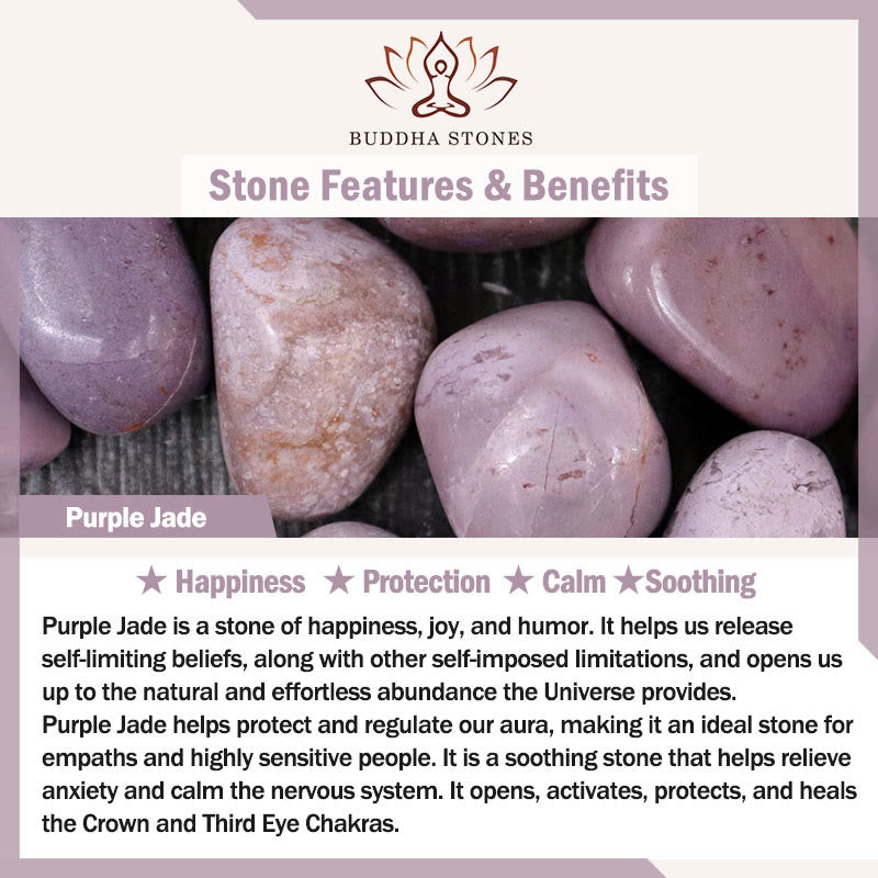 Buddha Stones Natural Dunhuang Colorful Beads Amethyst Lazurite Lapis Lazuli Balance Bracelet