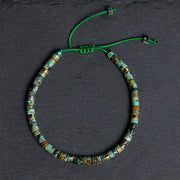 EverestArtStudios Turquoise Purification Spacer Bead Bracelet