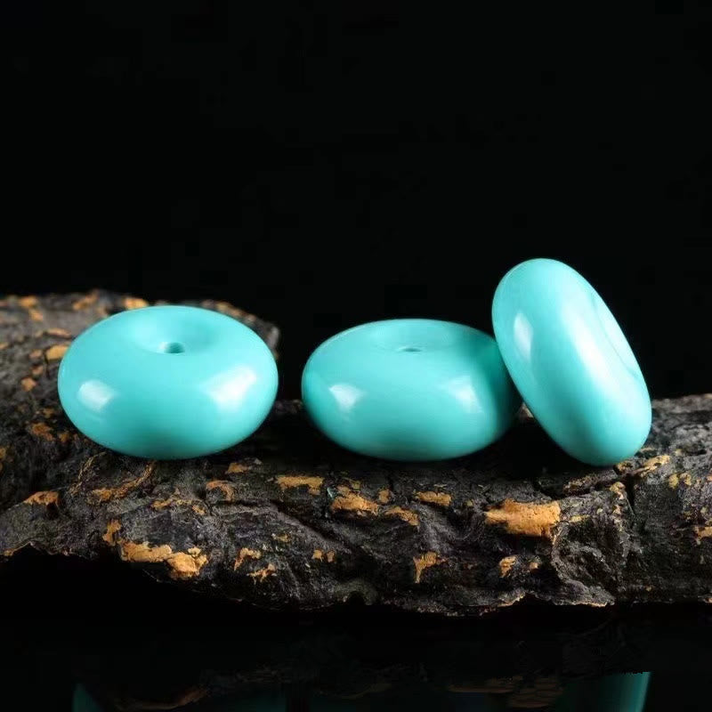 EverestArtStudios Turquoise Peace Buckle Rope Balance Necklace Pendant