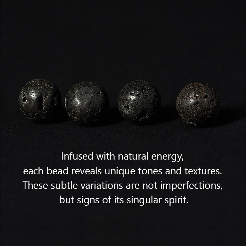 Buddha Stones Silver Sheen Obsidian Lava Rock Grey Jasper Om Mani Padme Hum Vajra Soothing Bracelet