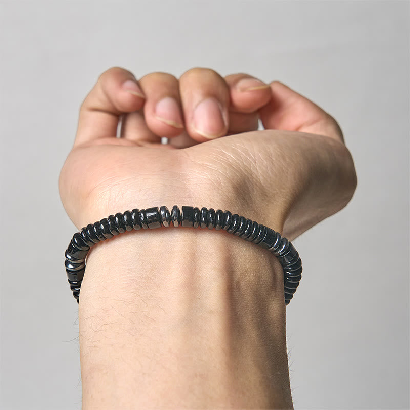 Buddha Stones Small Black Obsidian Green Aventurine Grey Jasper Tiger Eye Strength Rope Bracelet