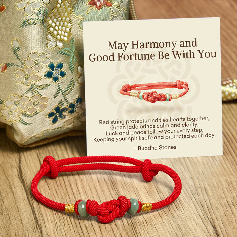 EverestArtstudios "May Harmony and Good Fortune Be With You" Bracelet Includes Gift Message Card