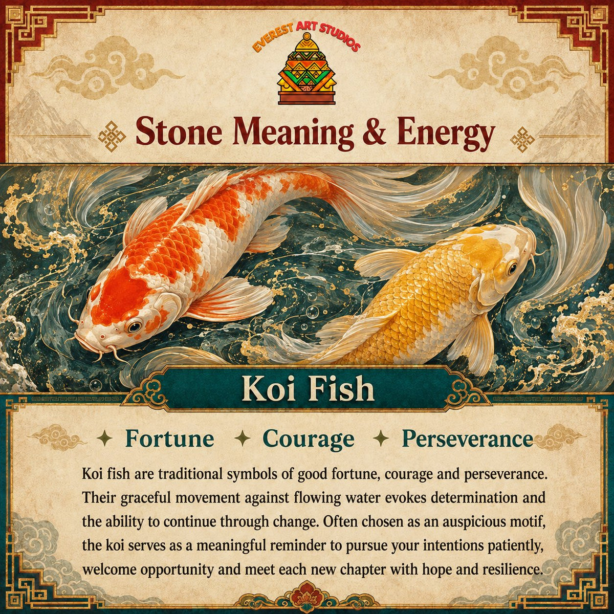 Everest Art Studios — koi fish